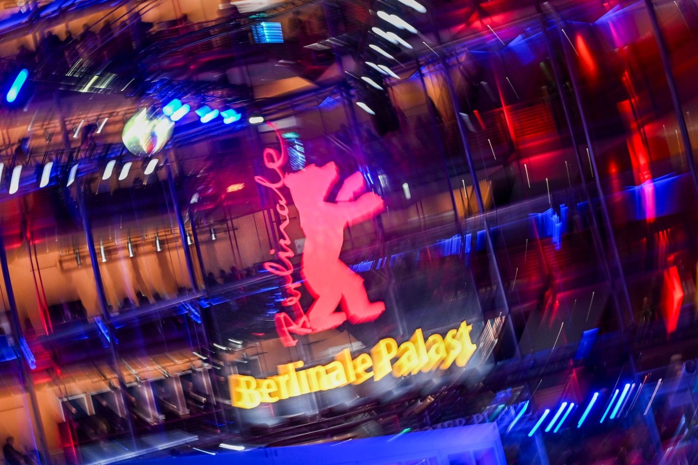 Das Logo der Berlinale am Berlinale Palast.