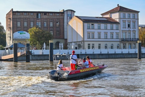 Hochwasser an der Oder: Ratzdorf erreicht Alarmstufe 3