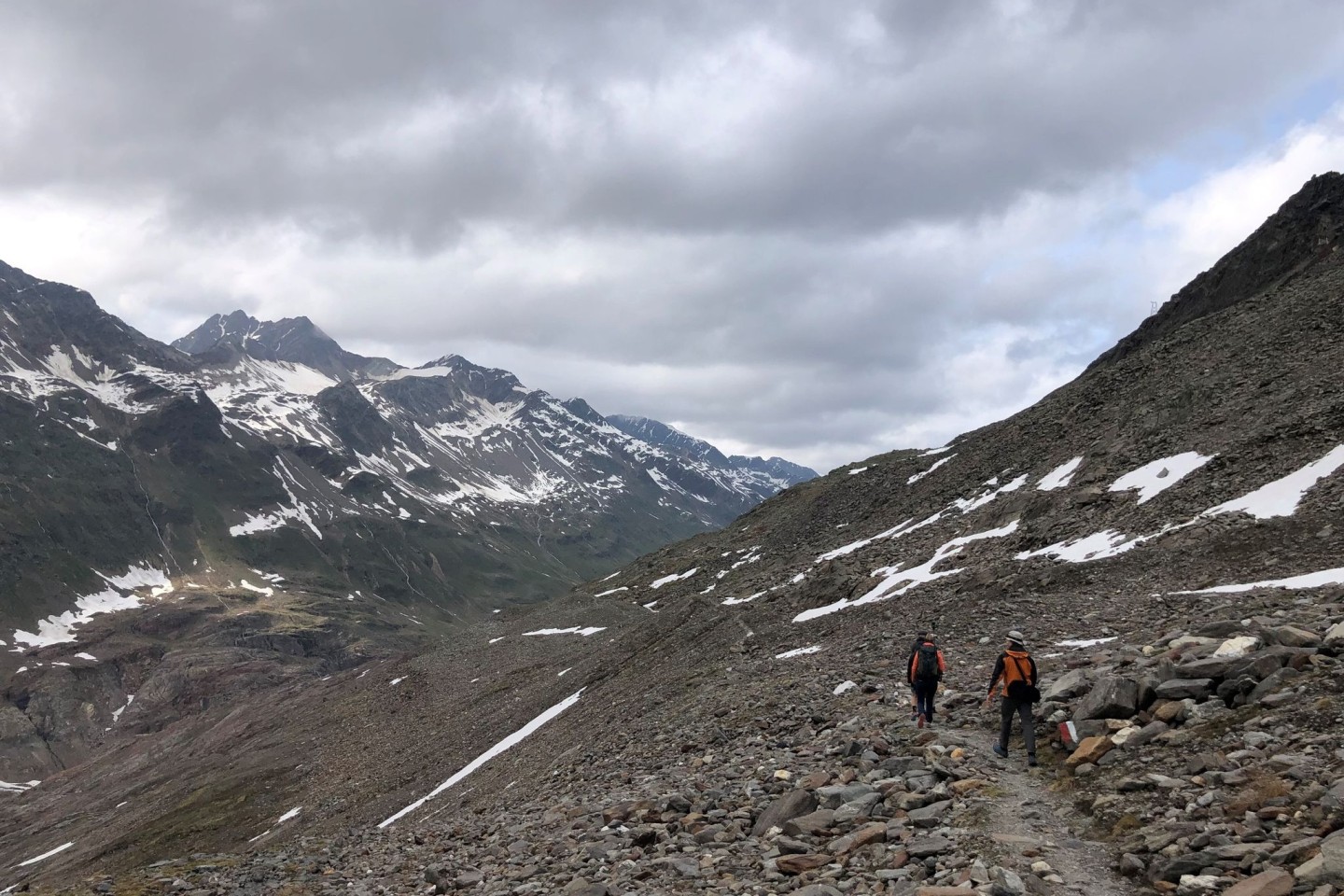 Die Moränenlandschaft in den Ötztaler Alpen (Symbolbild).