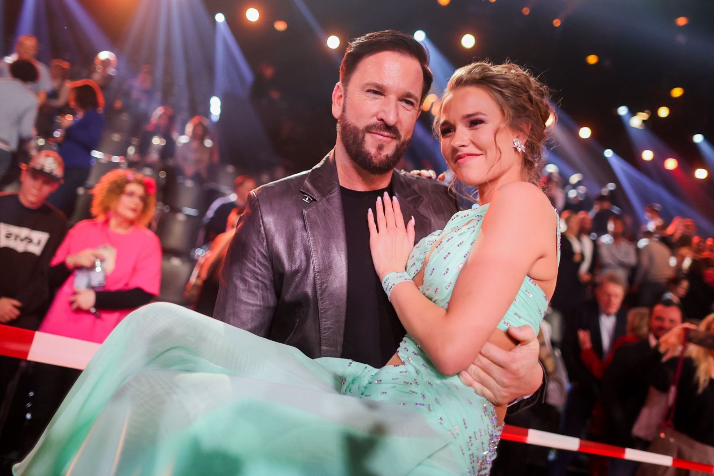 Laura Müller und Michael Wendler nach der RTL-Tanzshow «Let's Dance» im Coloneum 2020. Die beiden sind nun Eltern geworden.