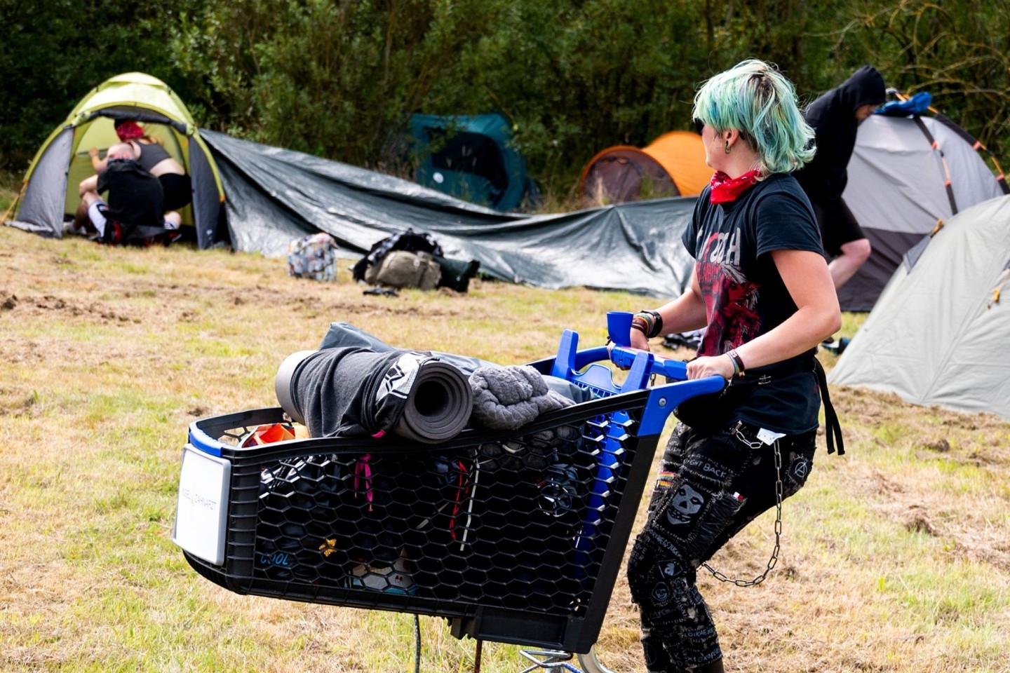 Unter dem Motto «Sylt für alle» veranstaltet die Gruppe «Aktion Sylt» ein mehrwöchiges Protestcamp.