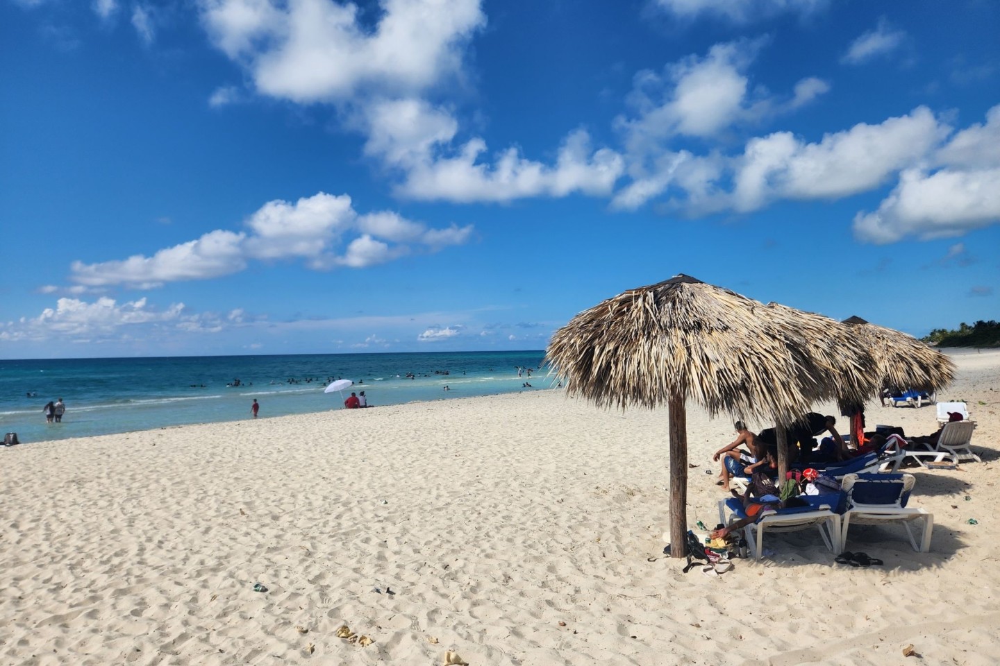 Der beliebte Strand des kubanischen Urlaubsortes Varadero.