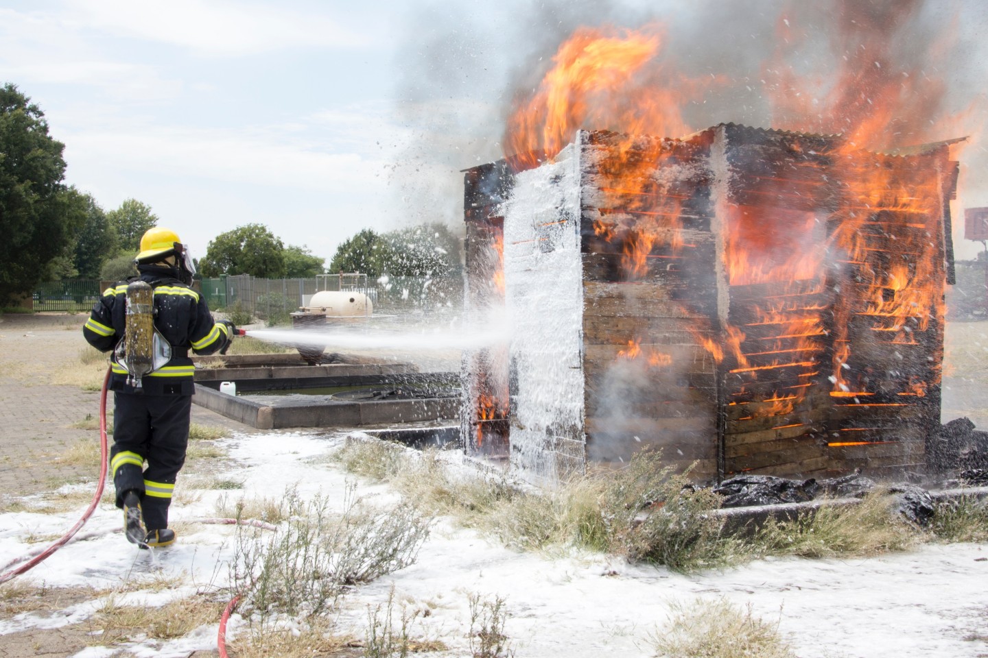 Feuerwehr Brand Bekämpfung